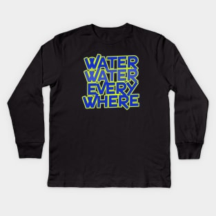 Water Kids Long Sleeve T-Shirt